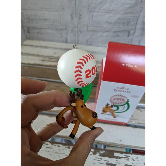 Hallmark star slugger softball baseball 2015 ornam - Picture 4 of 6